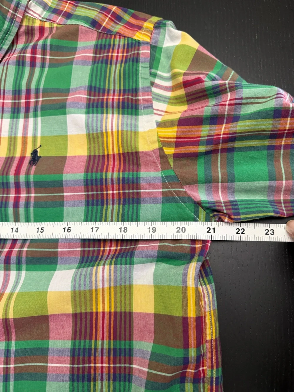 Ralph Lauren Multicolor Green Plaid Button-Down Shirt